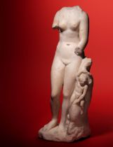 A Roman Marble Venus Height 26 1/2 inches (67.31 cm).