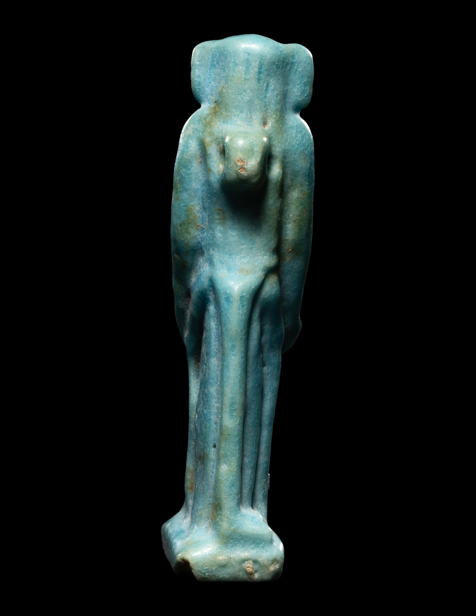 An Egyptian Faience Monkey Height 2 inches (5.3 cm). - Image 4 of 4