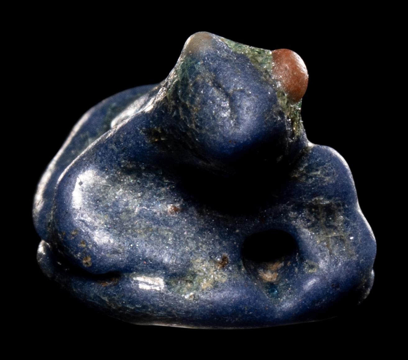 An Egyptian Faience Frog Length 3/8 inches (.95 cm). - Image 10 of 12