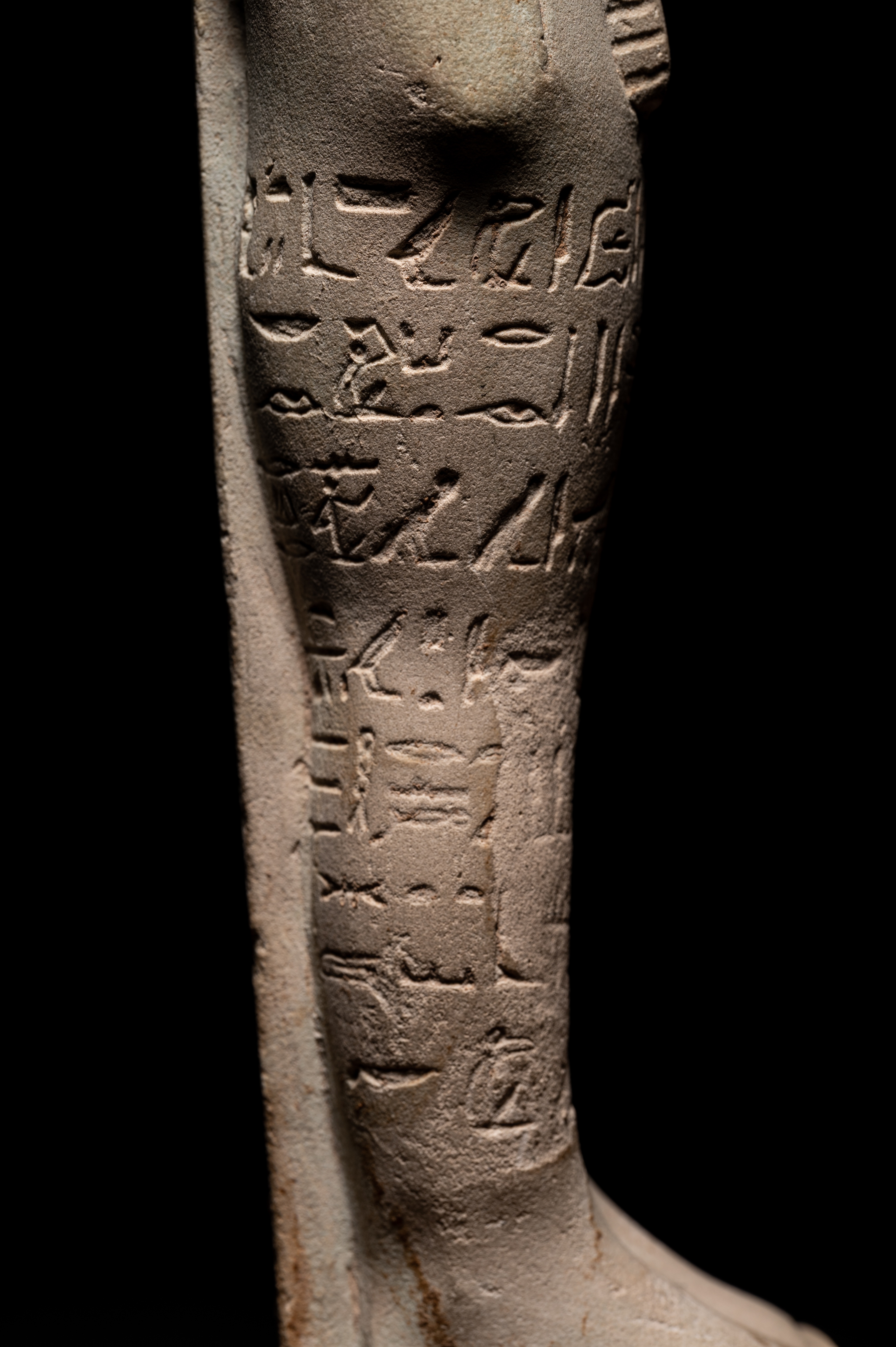 An Egyptian Faience Ushabti for Horiraa Height 7 inches (17.8 cm). - Image 24 of 24