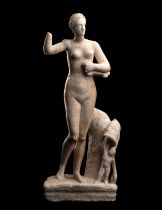 A Roman Marble Venus Height 18 inches (45.7 cm).