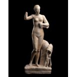 A Roman Marble Venus Height 18 inches (45.7 cm).