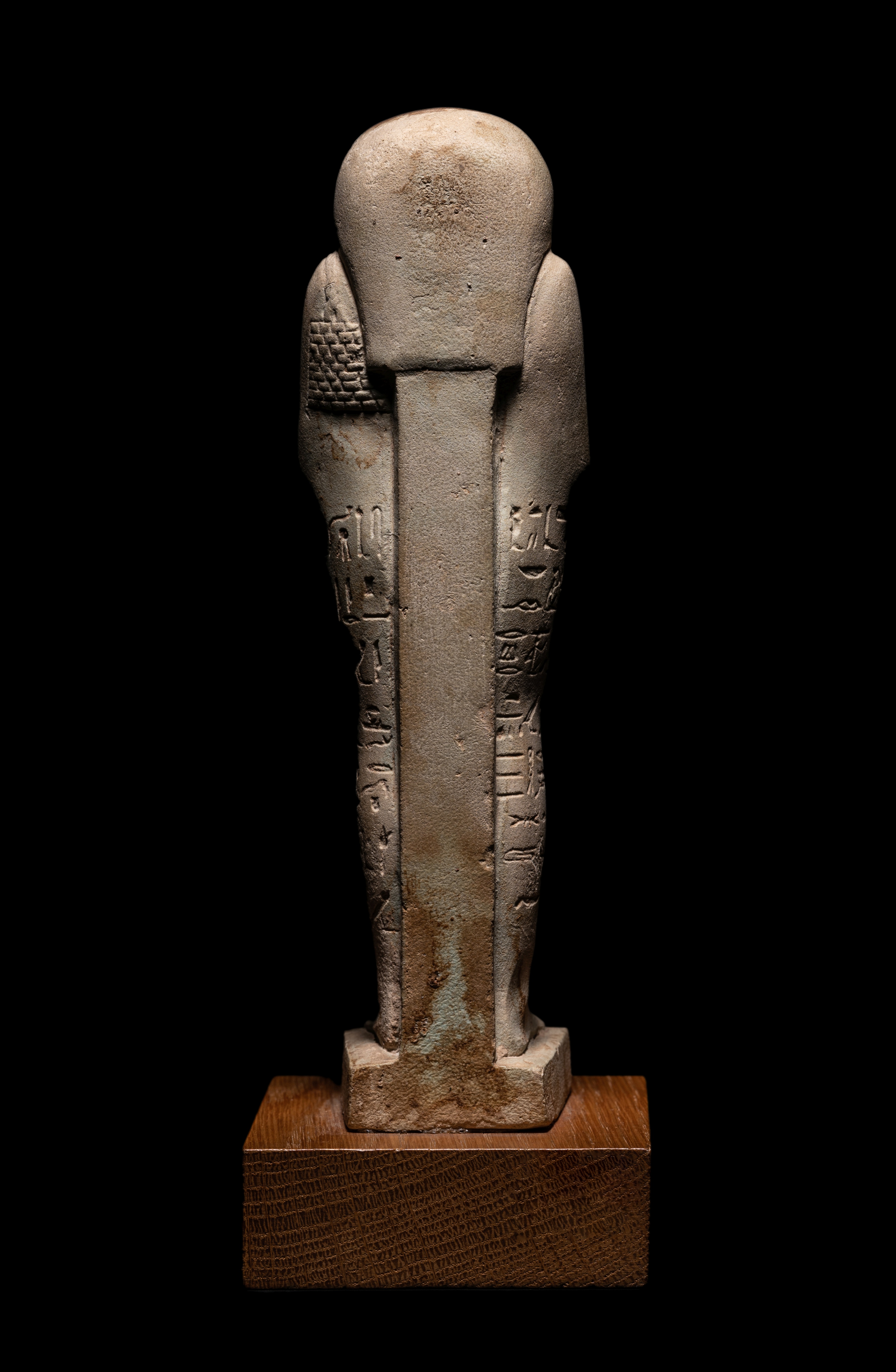 An Egyptian Faience Ushabti for Horiraa Height 7 inches (17.8 cm). - Image 9 of 24