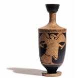 An Attic Red-Figured Lekythos  Height 6 3/4 inches (17.15 cm).