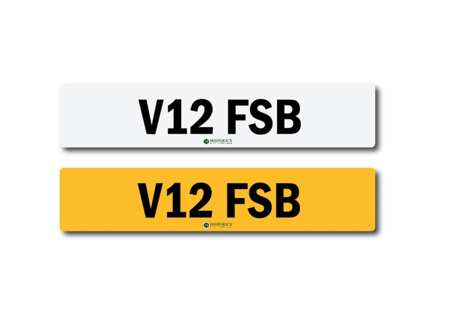 Registration Number V12 FSB