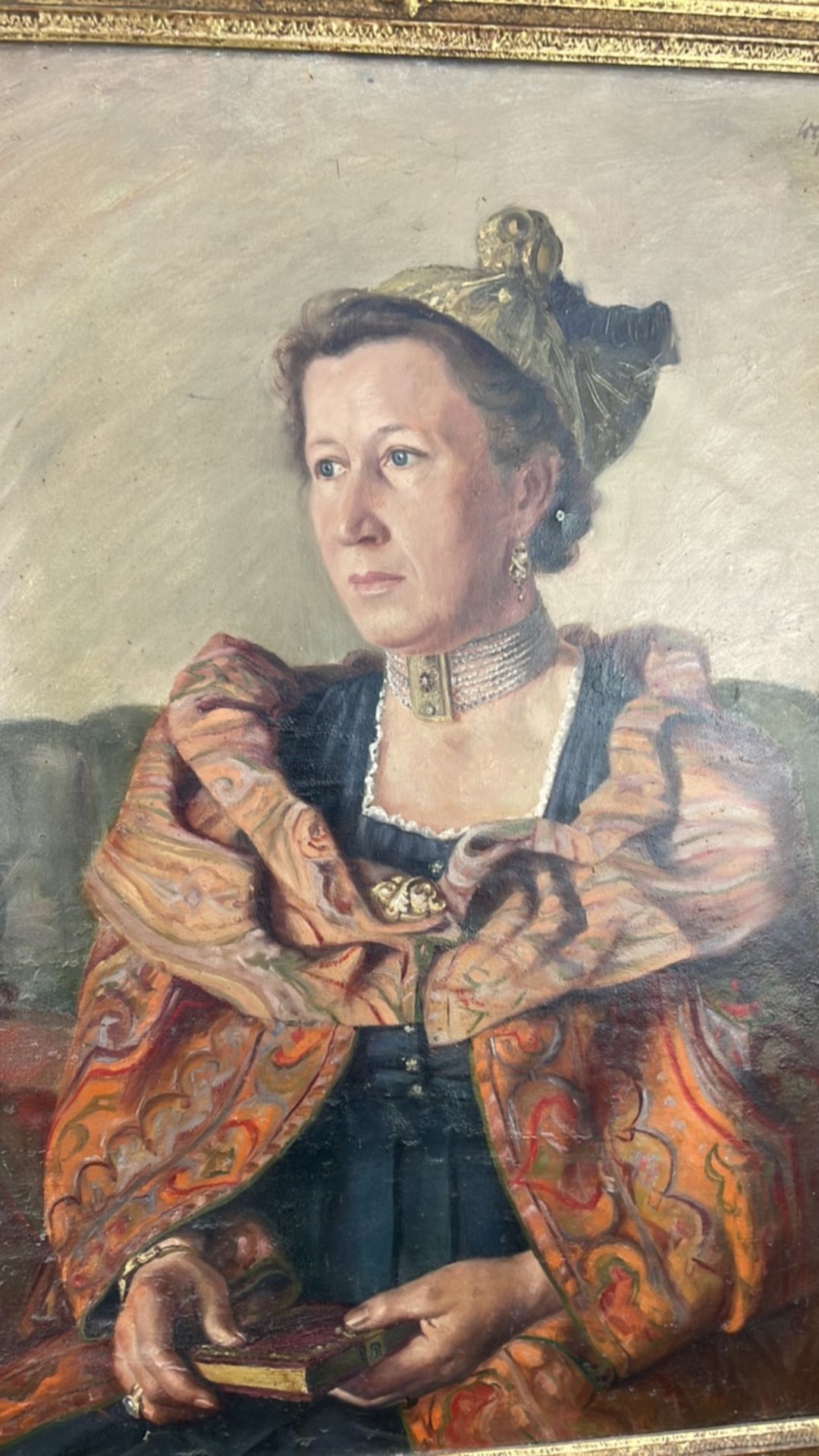 Gemälde Portrait "Adelige Dame" - Image 2 of 5