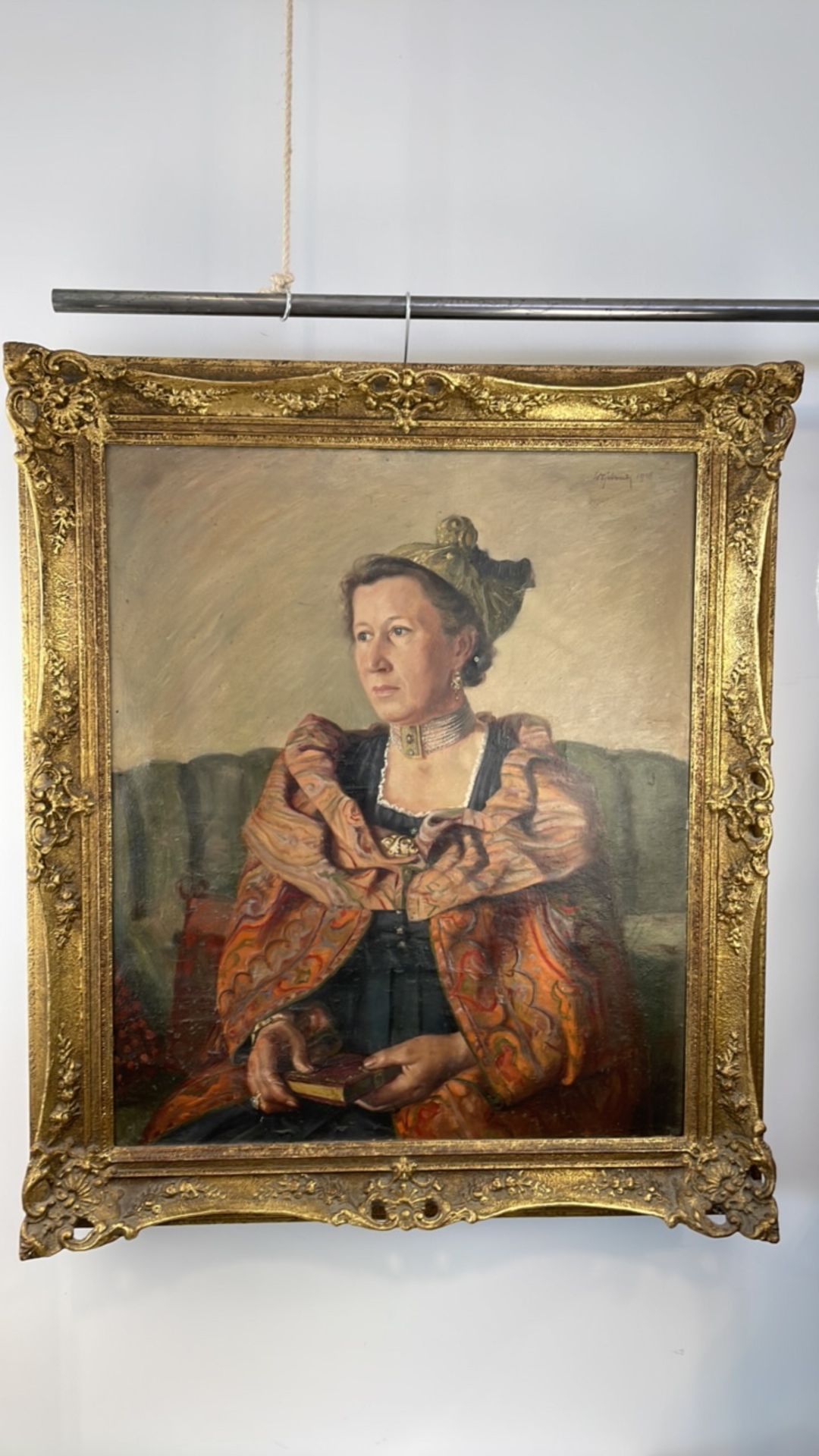 Gemälde Portrait "Adelige Dame"