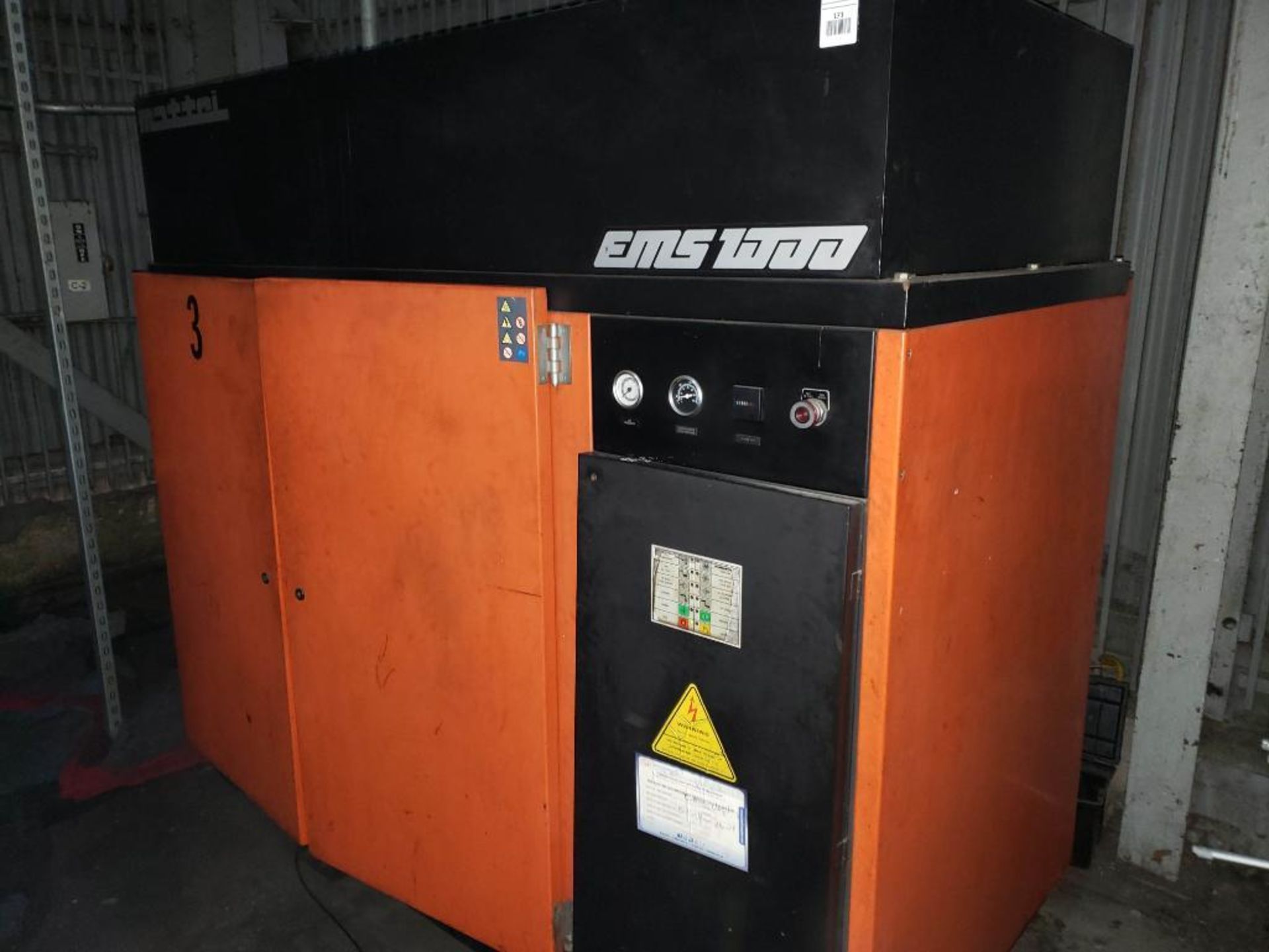 Mattei SpA Air Compressor, Model EMS 1000