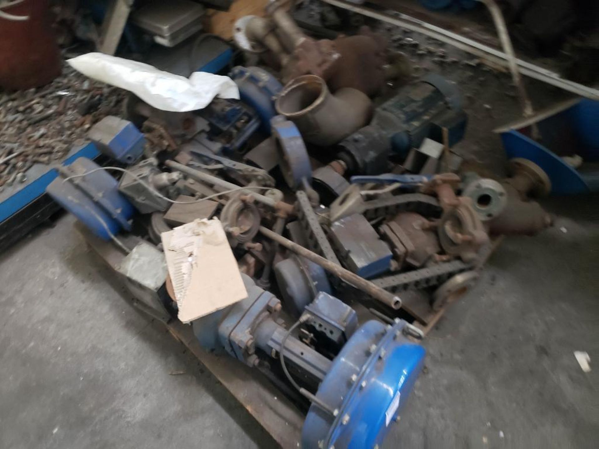 (4) Pallets & (1) Rack of Pumps, Motors, Scrap Metal & Misc - Image 2 of 8