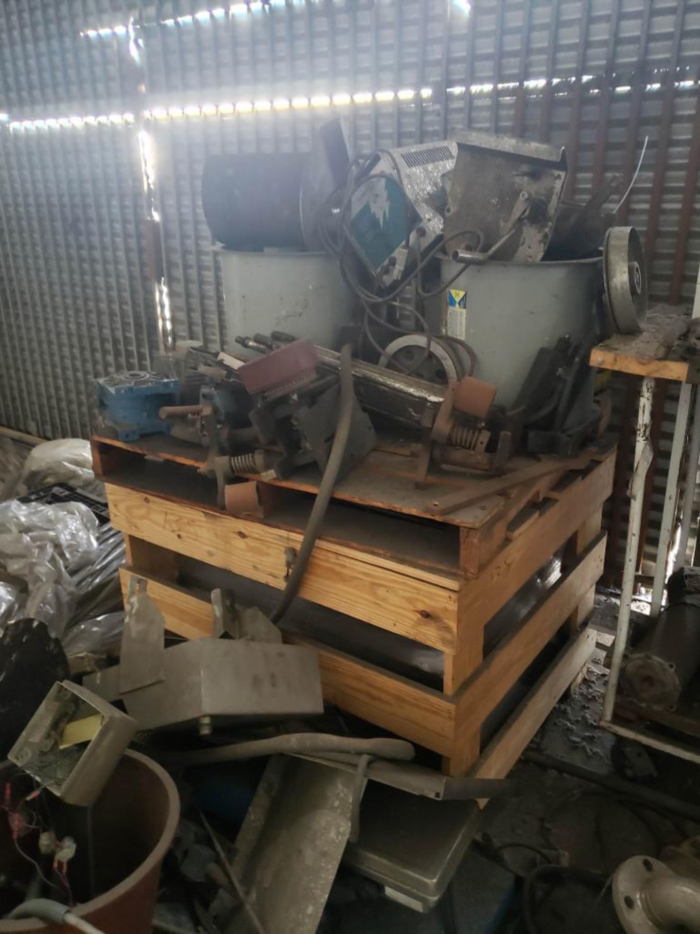 (4) Pallets & (1) Rack of Pumps, Motors, Scrap Metal & Misc - Image 5 of 8