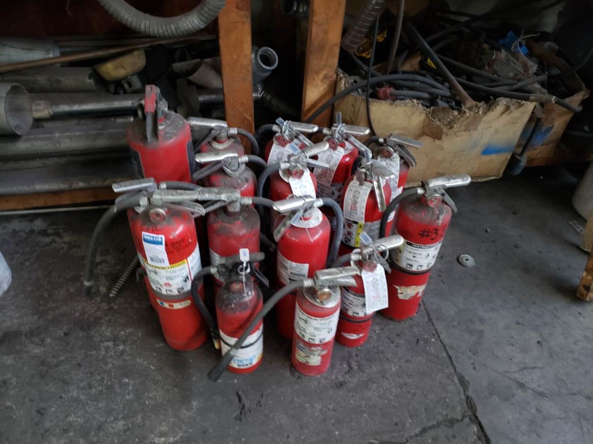 Lot Of (16) Fire Extinguishers