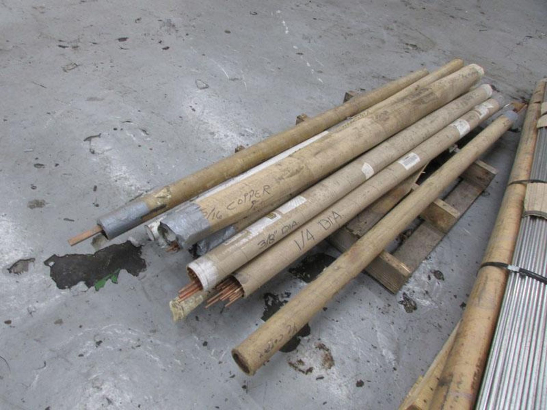 Pallets of Assorted Round Stock, Tube Stock, Copper Rod, etc. - Image 5 of 6