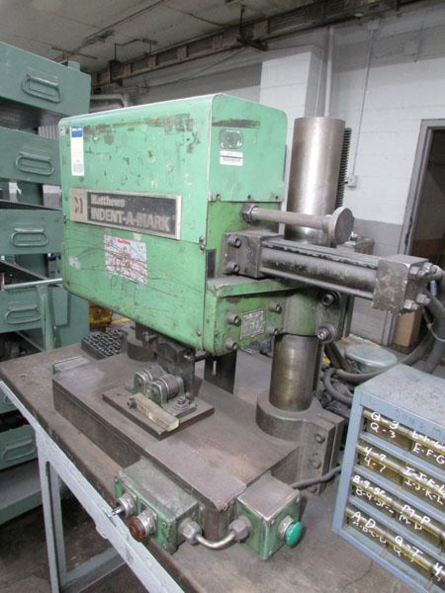 Matthews 2091 Indent-A-Mark Hydraulic Stamping Machine - Image 4 of 7