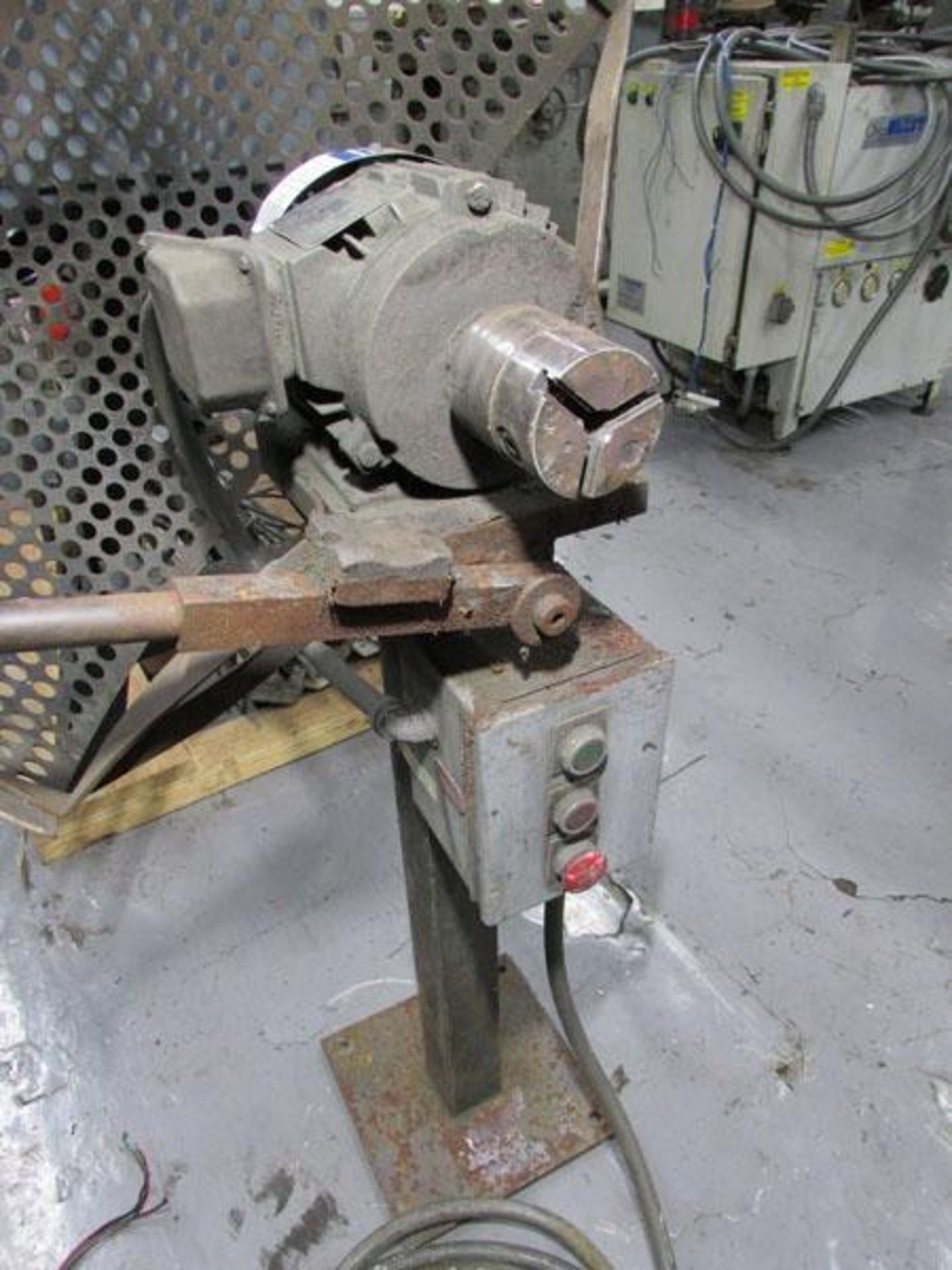 3" 3-Jaw Pedestal Speed Lathe - Image 2 of 4