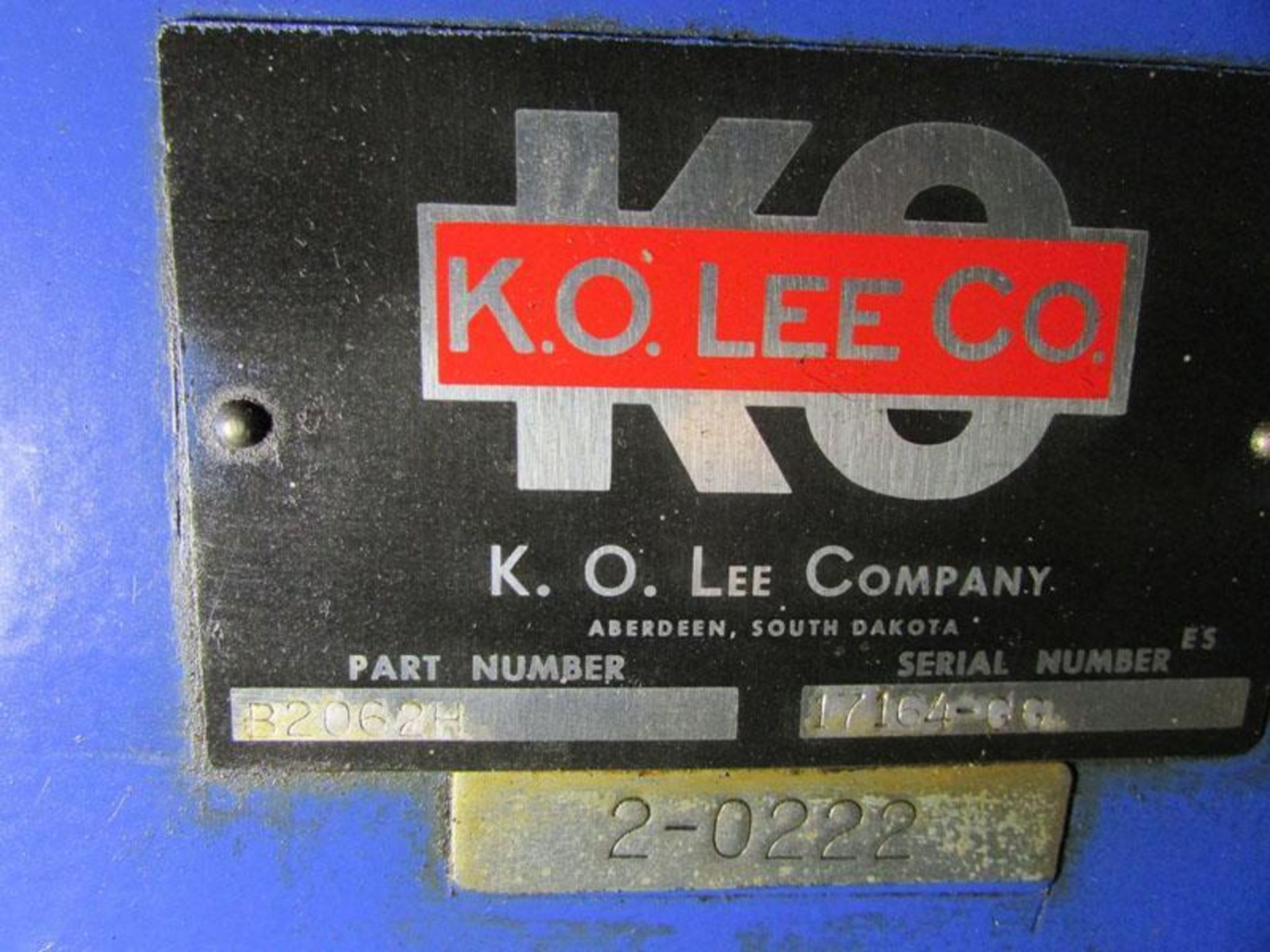 K.O. Lee Co. B2062H Tool Cutter/Grinder - Image 6 of 6