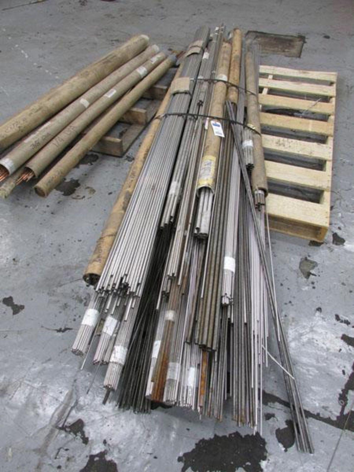 Pallets of Assorted Round Stock, Tube Stock, Copper Rod, etc. - Image 4 of 6