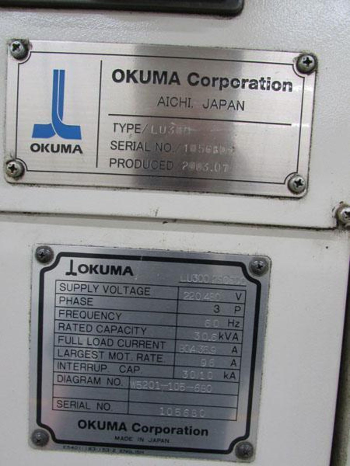 2003 Okuma Simul Turn LU300 2SC600 Twin Turret CNC Horizontal Turning Center - Image 13 of 13