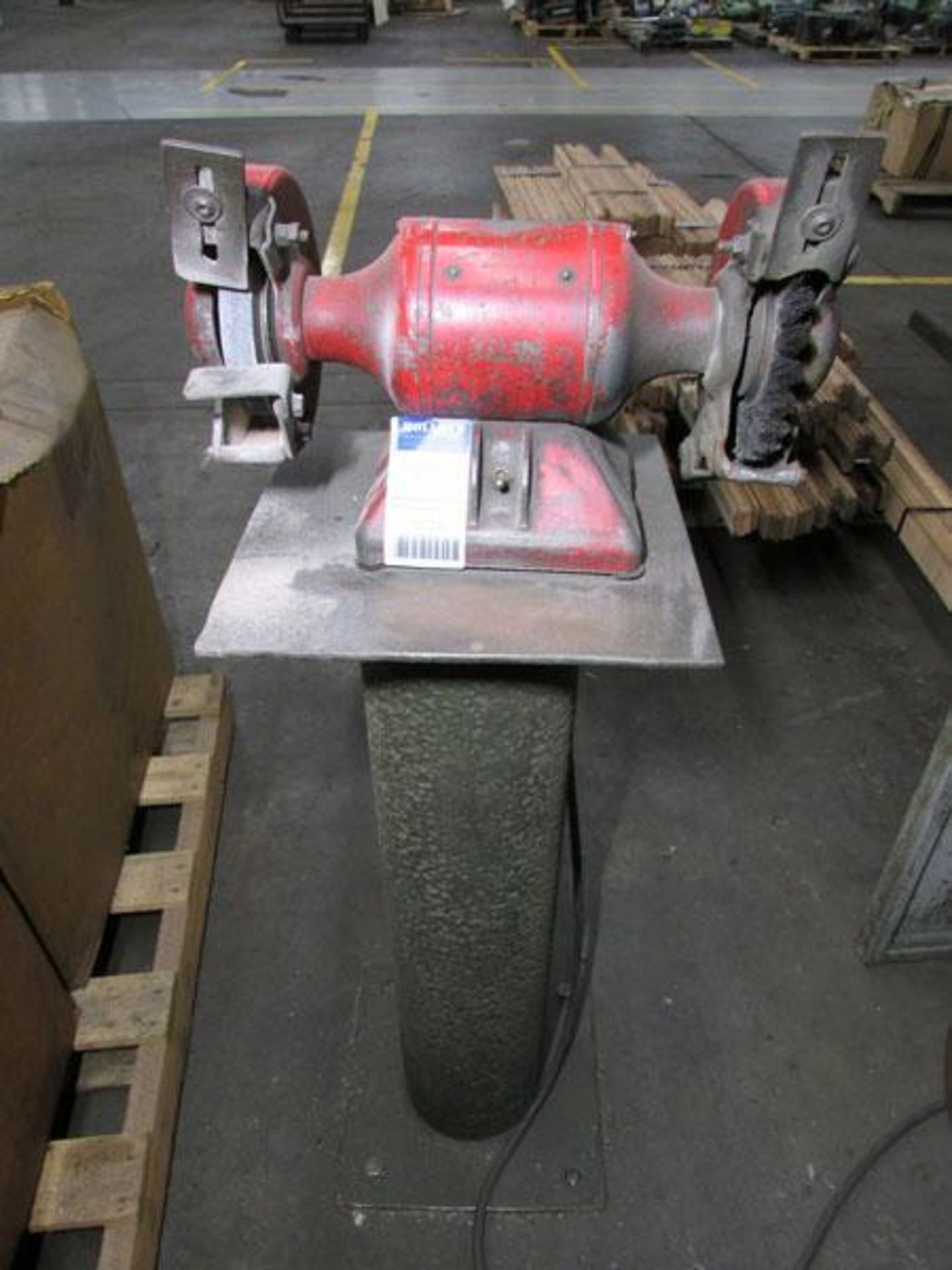 Baldor Cat. No. 662R 6" Double End Pedestal Grinder - Image 2 of 3