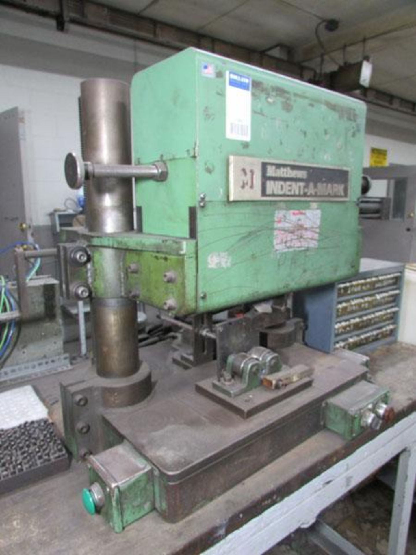 Matthews 2091 Indent-A-Mark Hydraulic Stamping Machine - Image 2 of 7