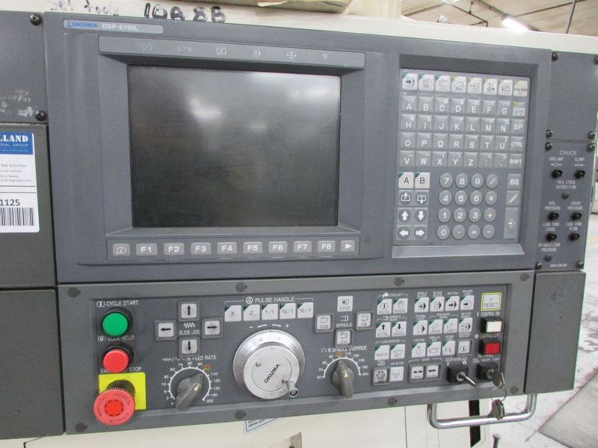 2003 Okuma Simul Turn LU300 2SC600 Twin Turret CNC Horizontal Turning Center - Image 8 of 13