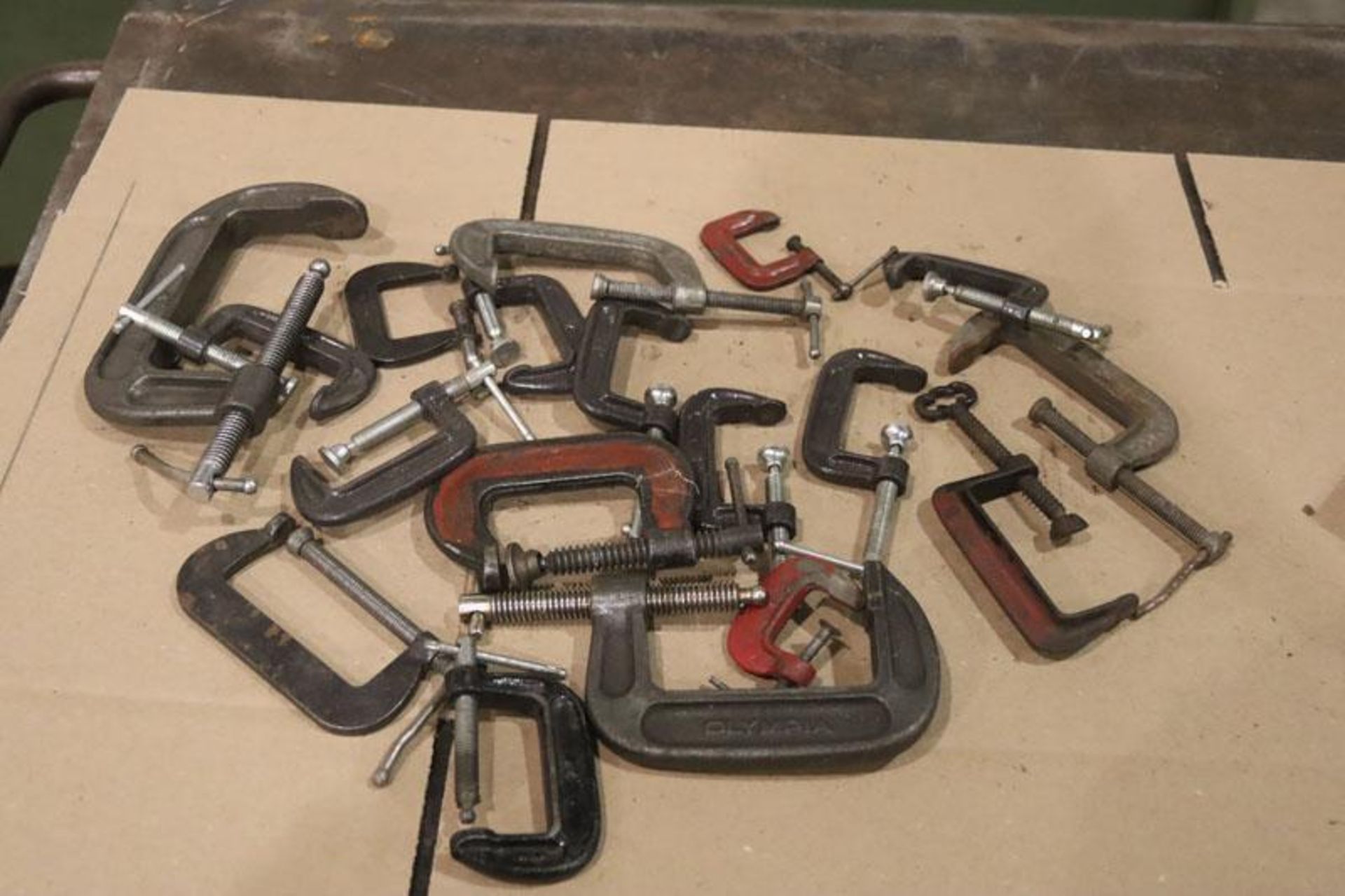 Assorted Small C-Clamps