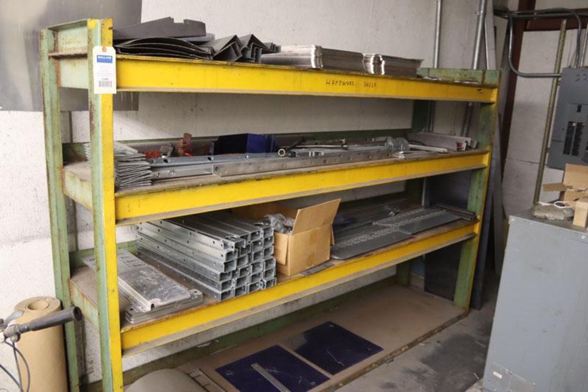 Welded Steel Shelf Unit 2'x8'x67" Tall-NO CONTENTS