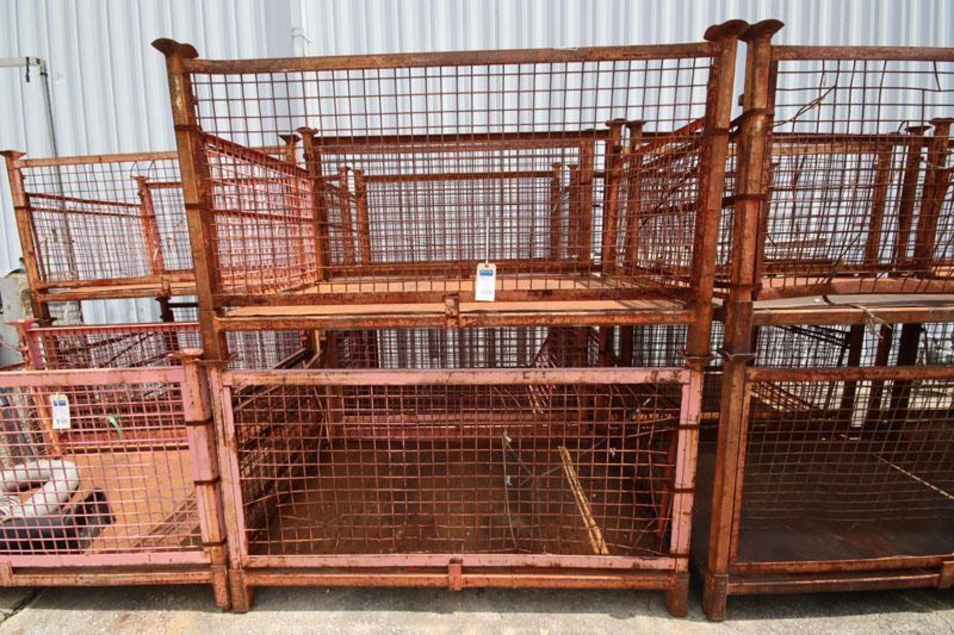 (4) Wire Baskets Appx. 46"x70"x33" Deep