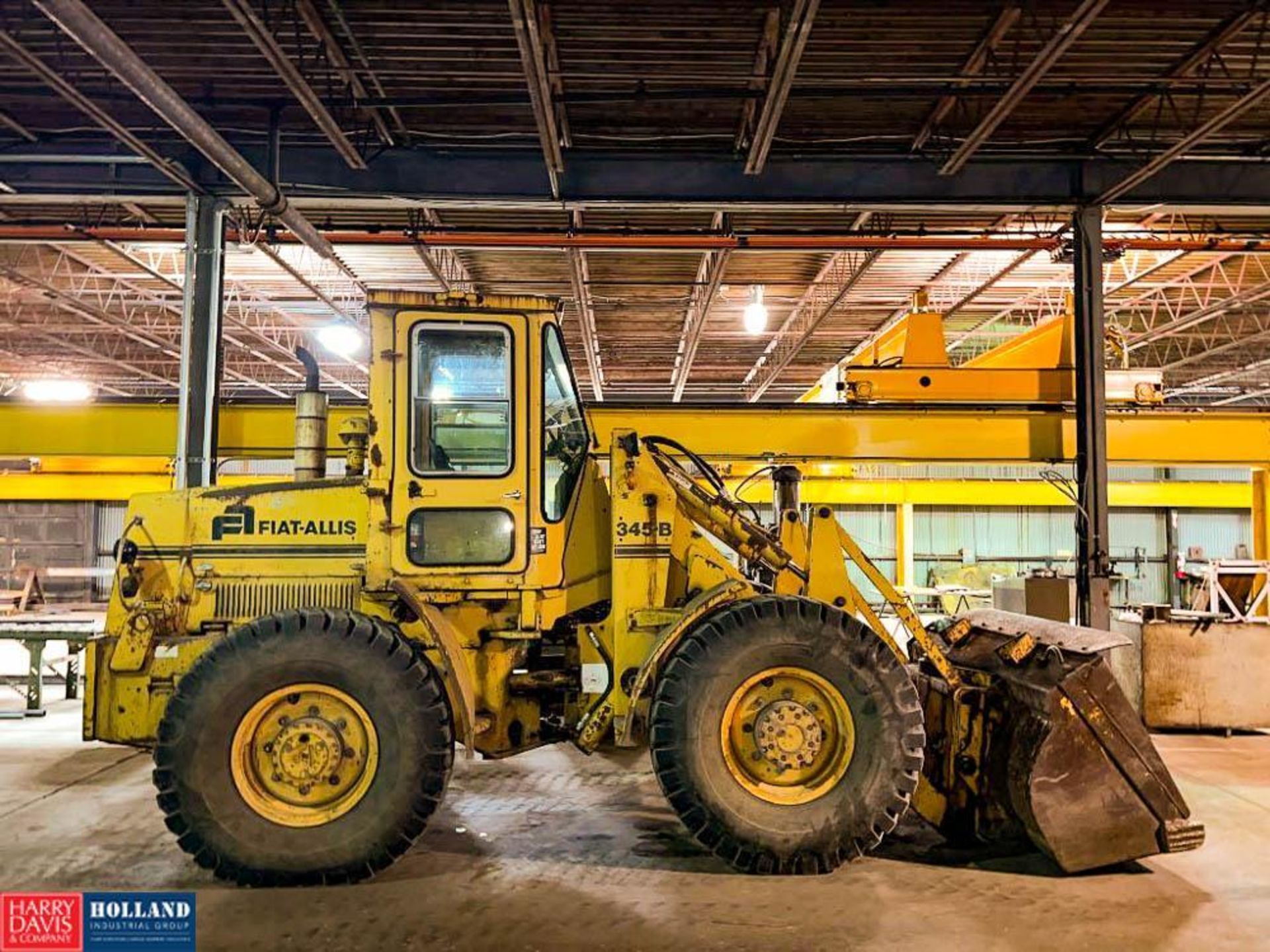 Fiat-Allis 345-B Wheel Loader, S/N: 76L01823 with 1.5 Cu. Yd. Bucket (261.3 Hours)