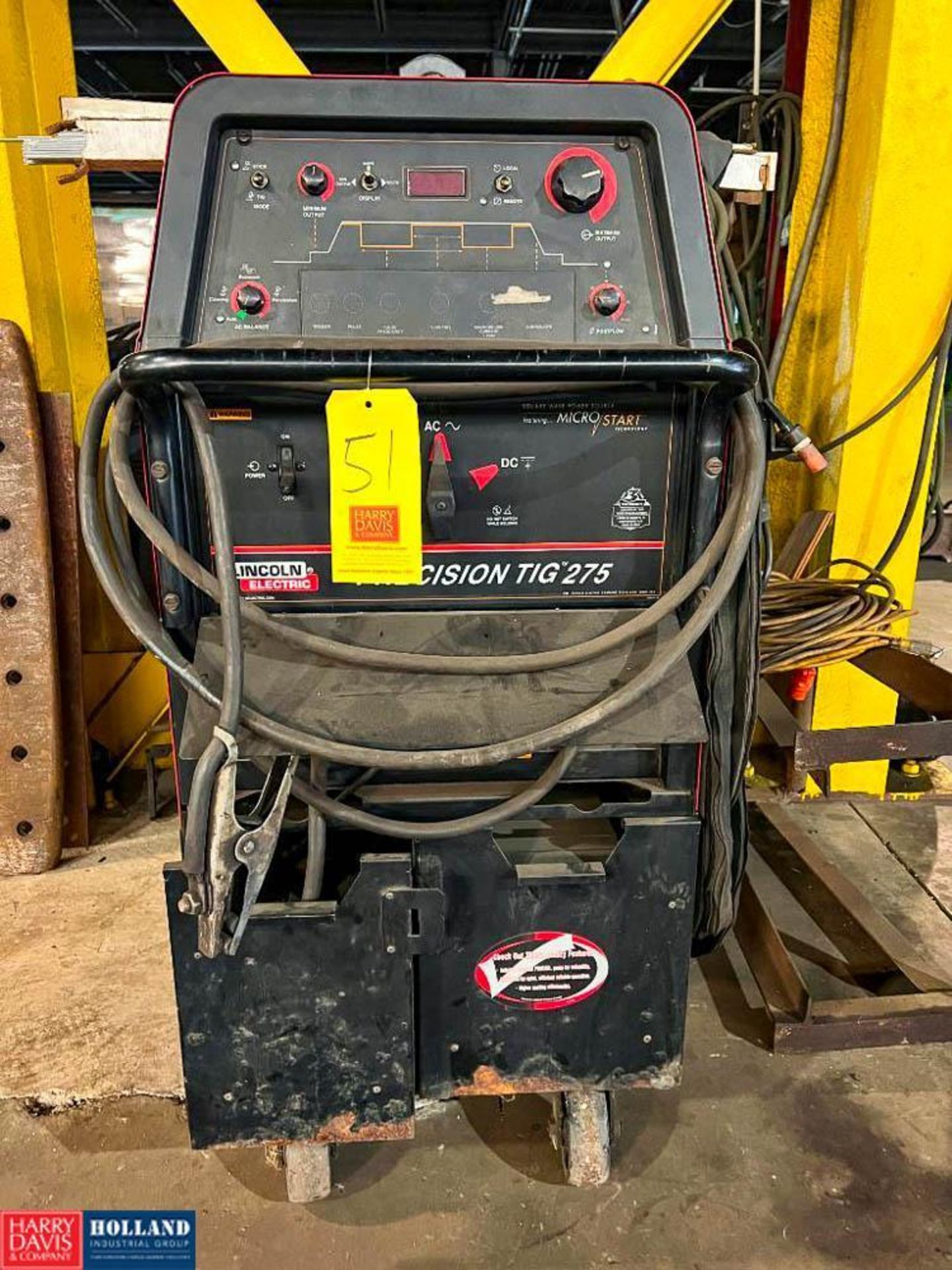 Lincoln Electric Precision TIG 255 Mobile Welder, S/N: U1020928234