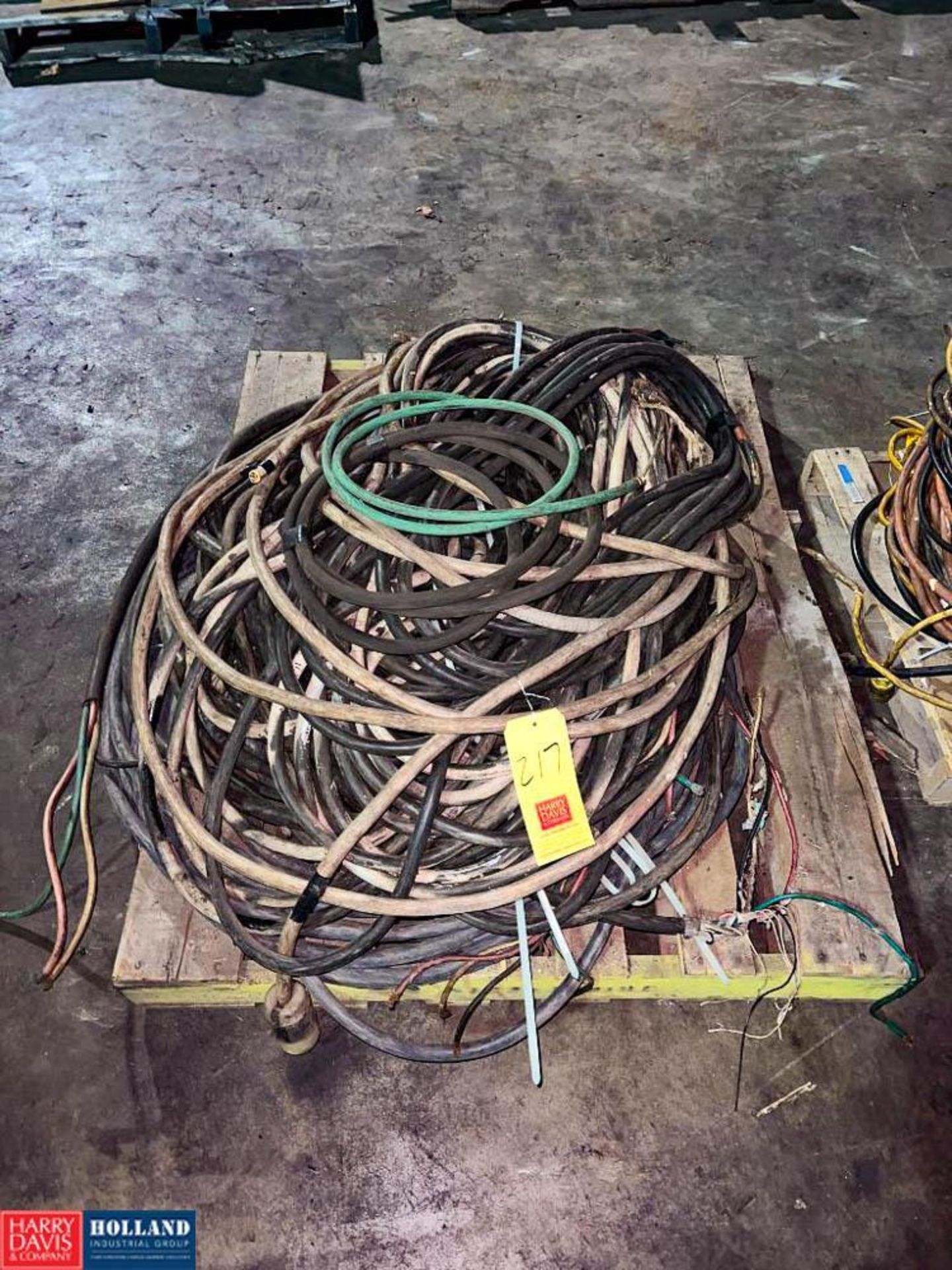 (4) Pallets Assorted Wiring, Electrical Boxes and Work Lights