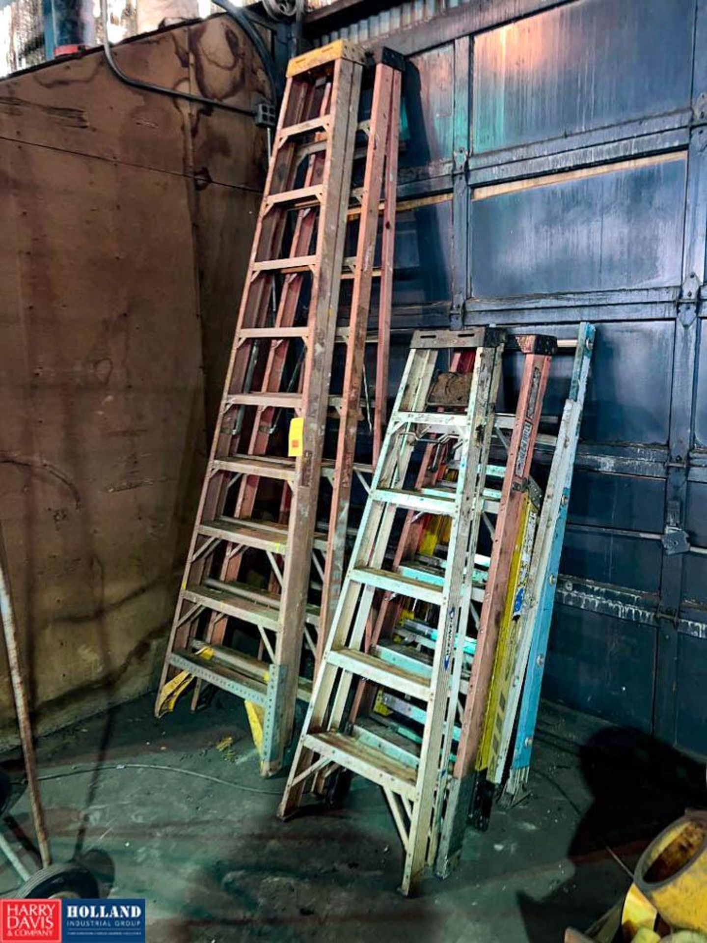 (6) Assorted A-Frame Ladders Up To 10'