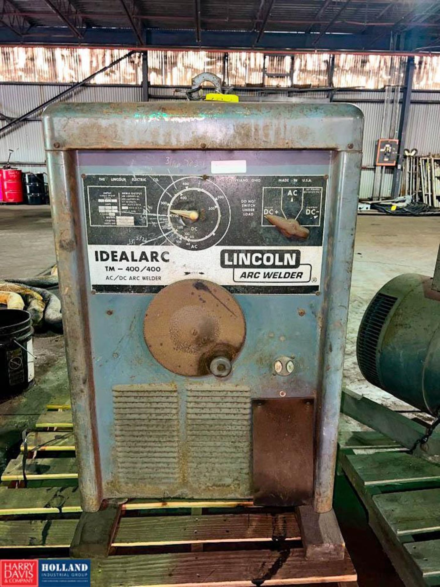 Lincoln Idealarc TM-400/400 Arc Welder - Image 2 of 2