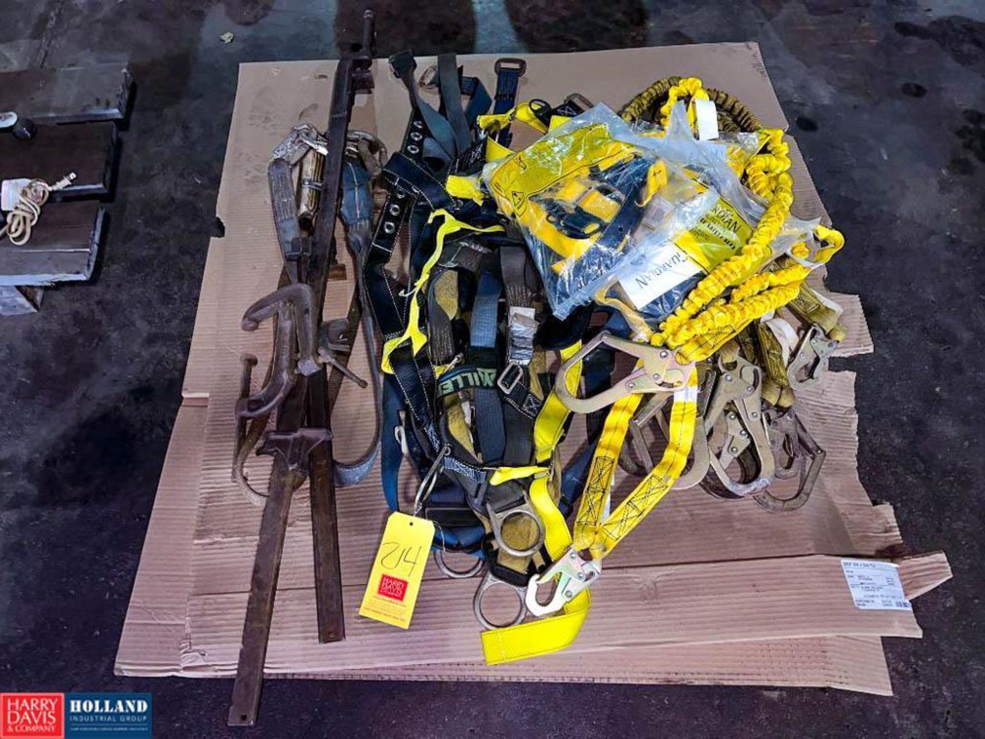 Assorted Harnesses, Lanyards and Clamps