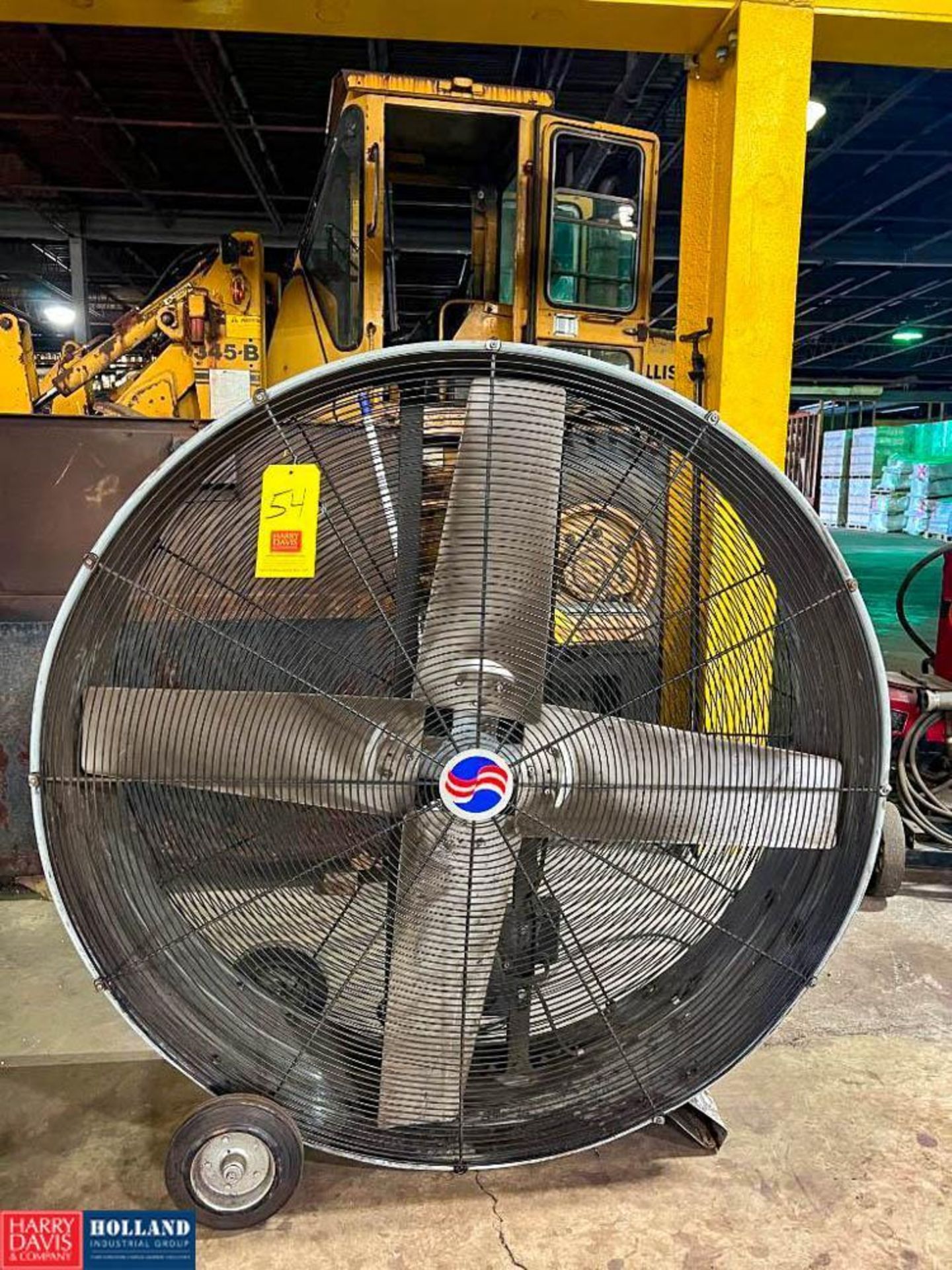 48" Mobile Belt-Drive Drum Fan