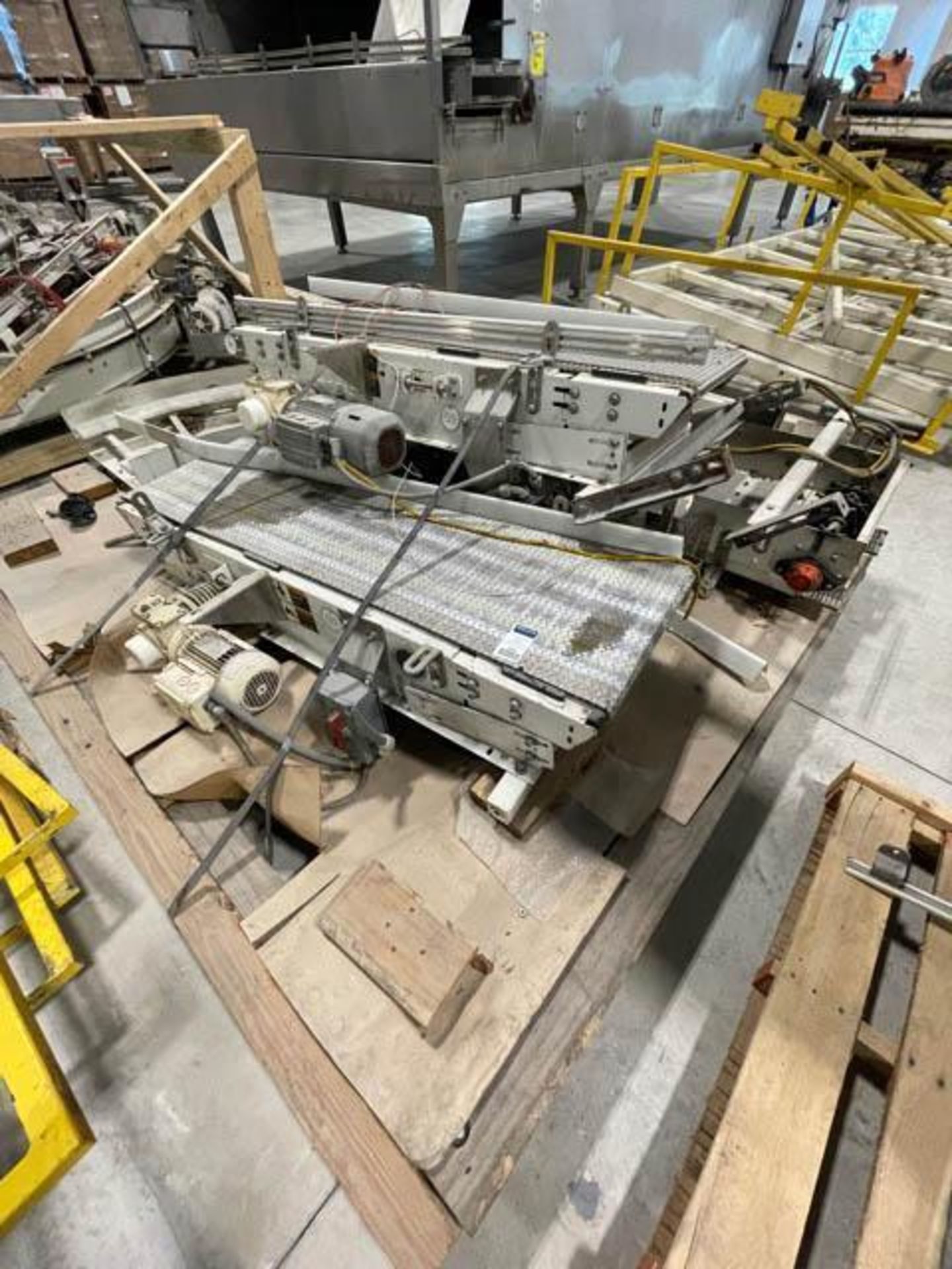 Misc. Pallet of 3-pieces of Full Case Conveyor - Located At Pembroke Pines, FL Facility