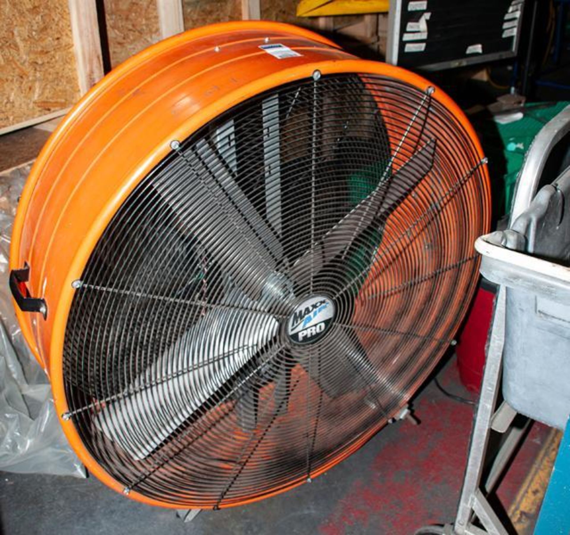 MaxAir Pro 42" Barrel fan BF42BDORGPRO, 1/2hp, 120v - Image 2 of 2