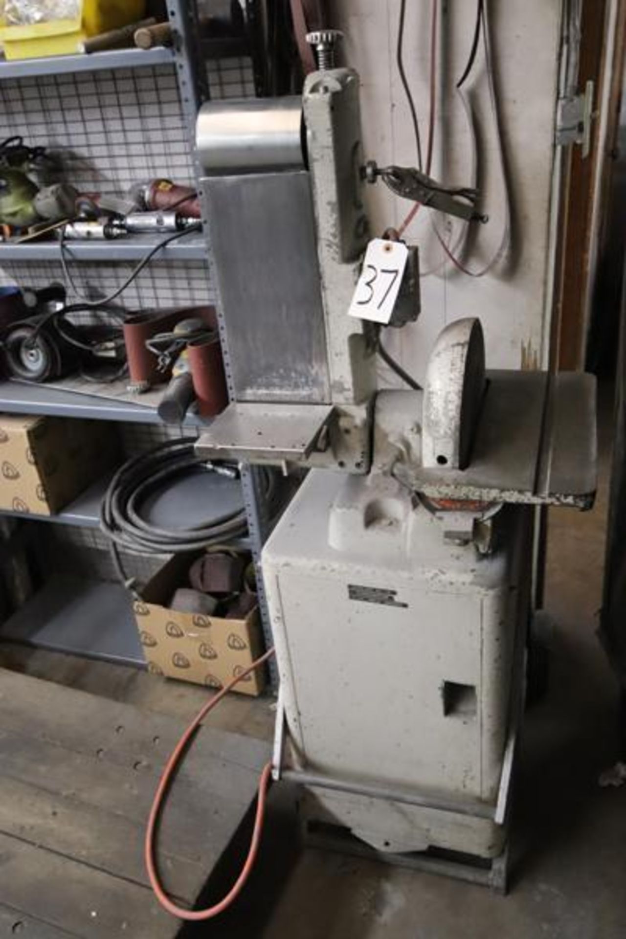 Power Master Belt/Disc Sander, 6" Belt, 12" Disc.