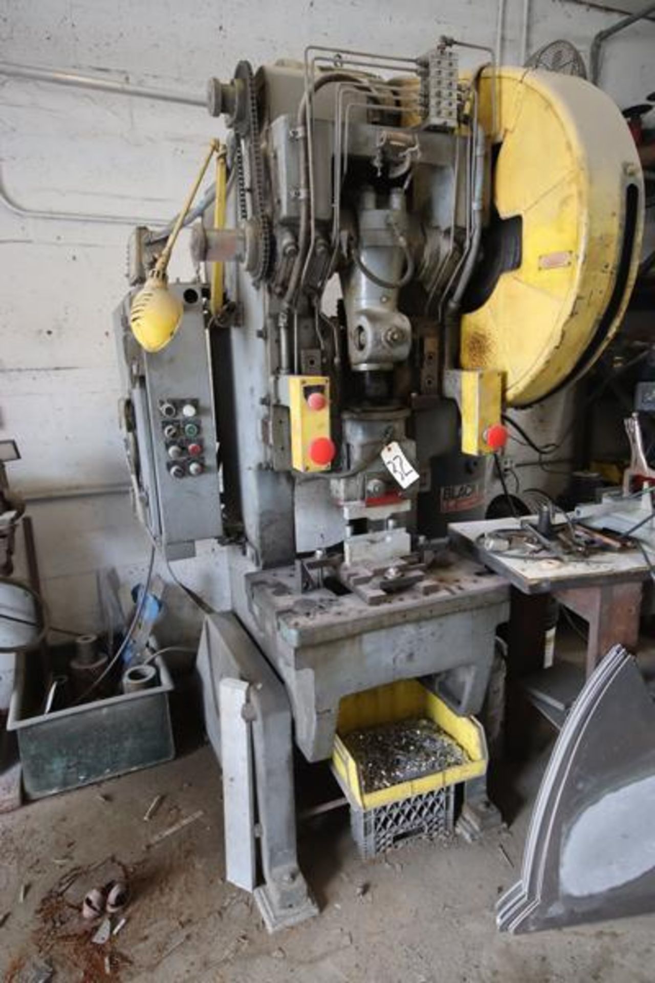 Bliss OBI Punch Press, 35 Ton, S/N#H57628, HP45006, Year 1967 (No Dies or Fixtures)