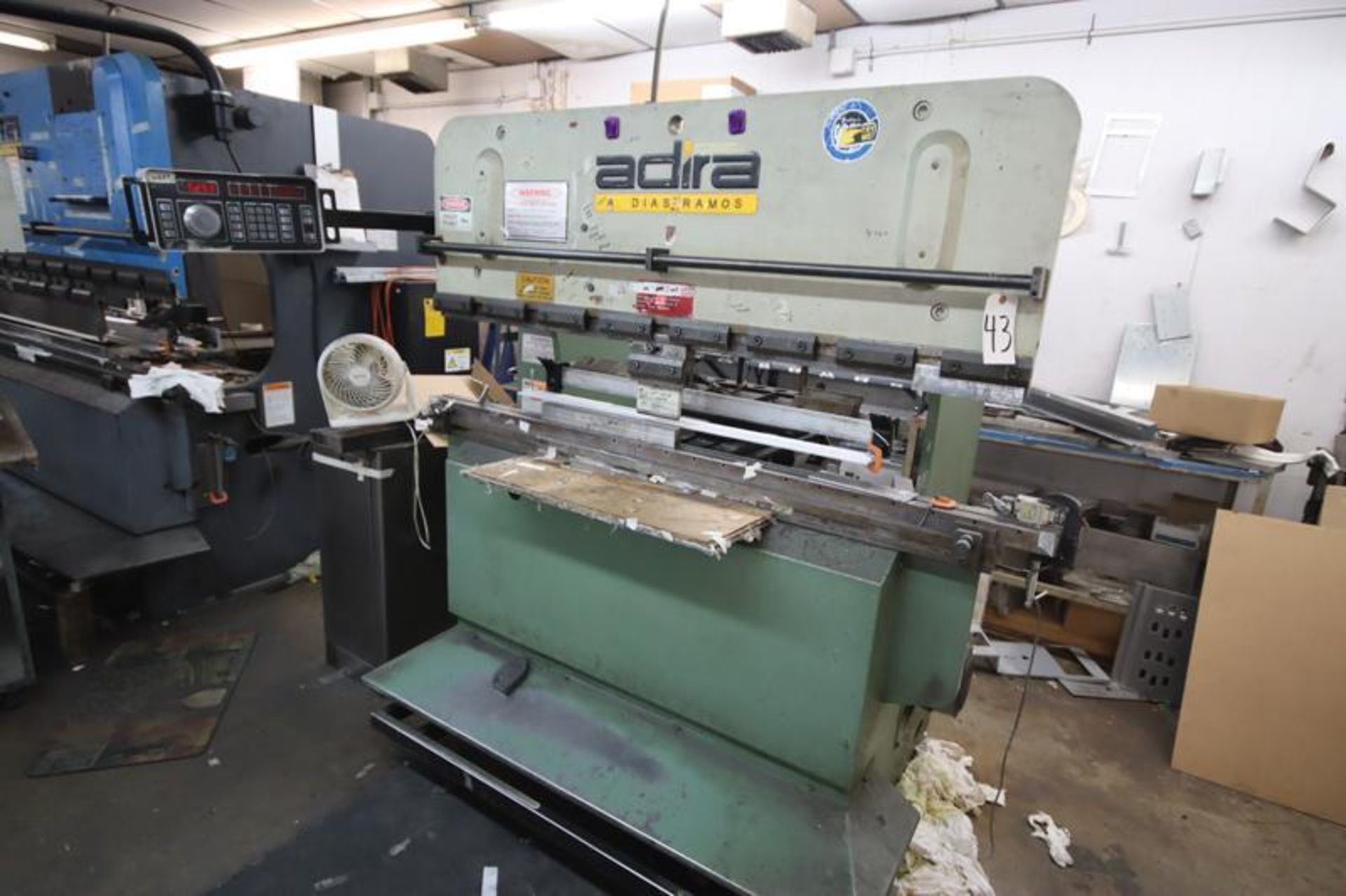 Adira Press Brake Model QHA 3215, Year 1994, 60" Apron, (No Dies), S/N#3933/7447 - Image 7 of 8