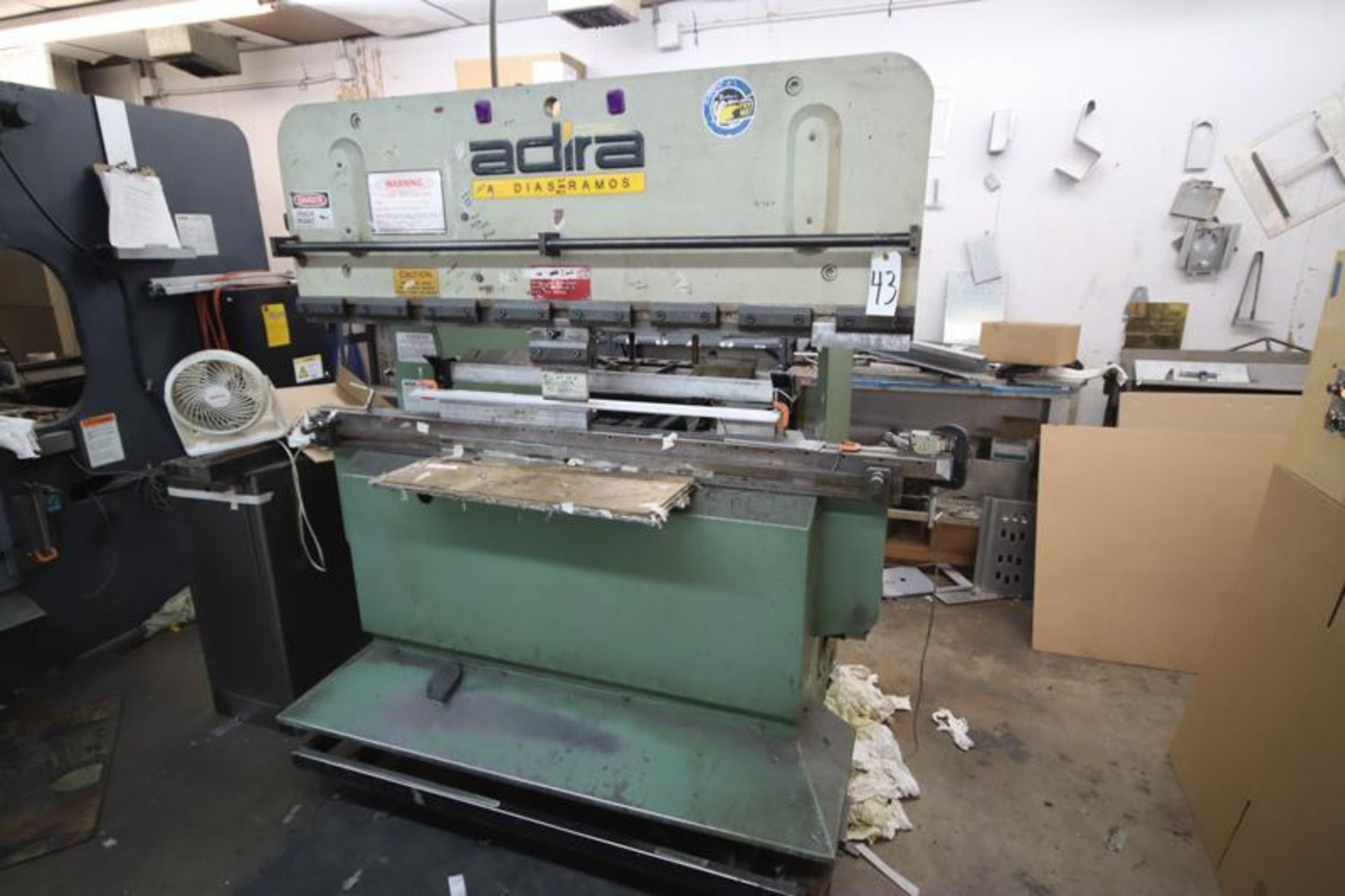 Adira Press Brake Model QHA 3215, Year 1994, 60" Apron, (No Dies), S/N#3933/7447