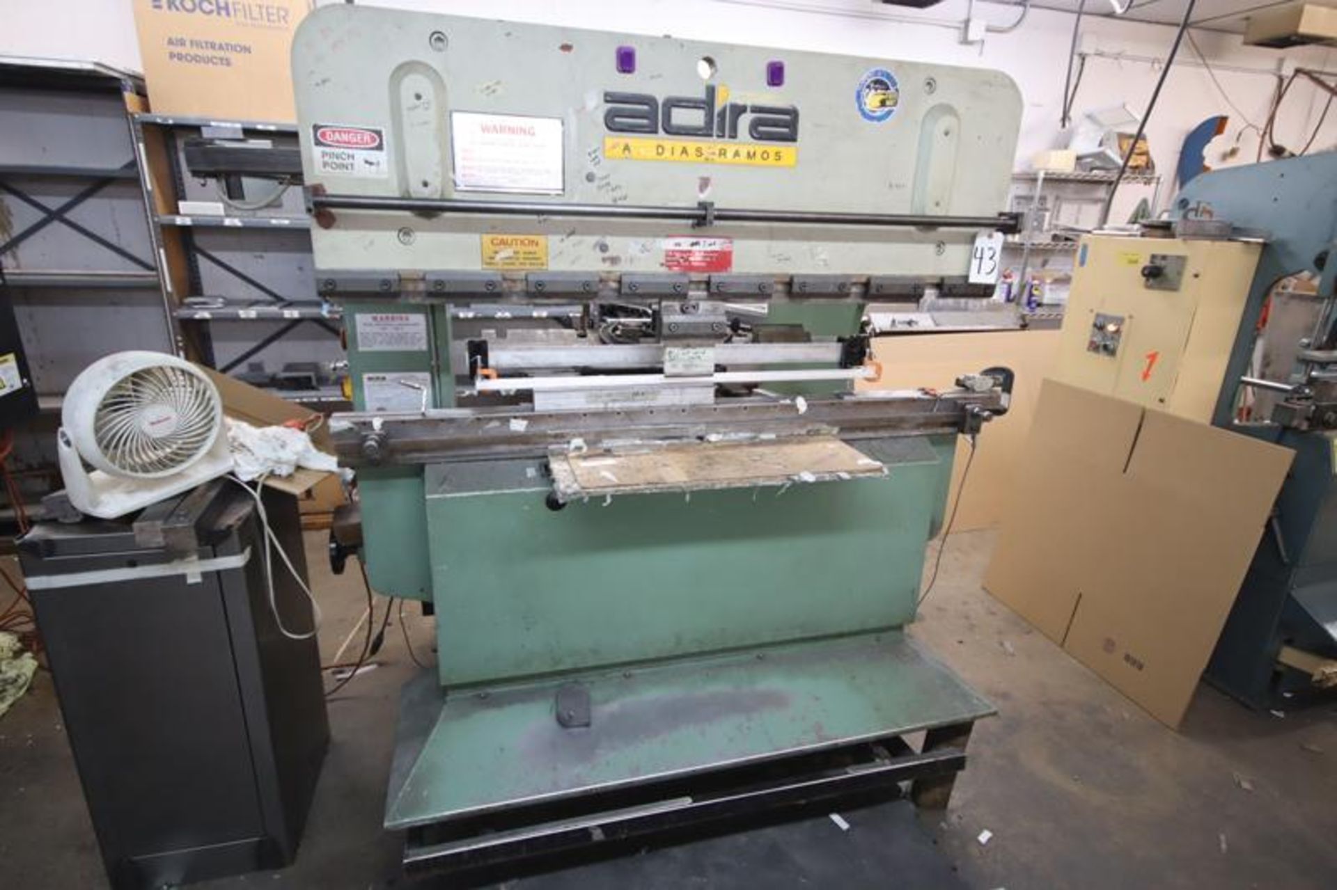 Adira Press Brake Model QHA 3215, Year 1994, 60" Apron, (No Dies), S/N#3933/7447 - Image 2 of 8