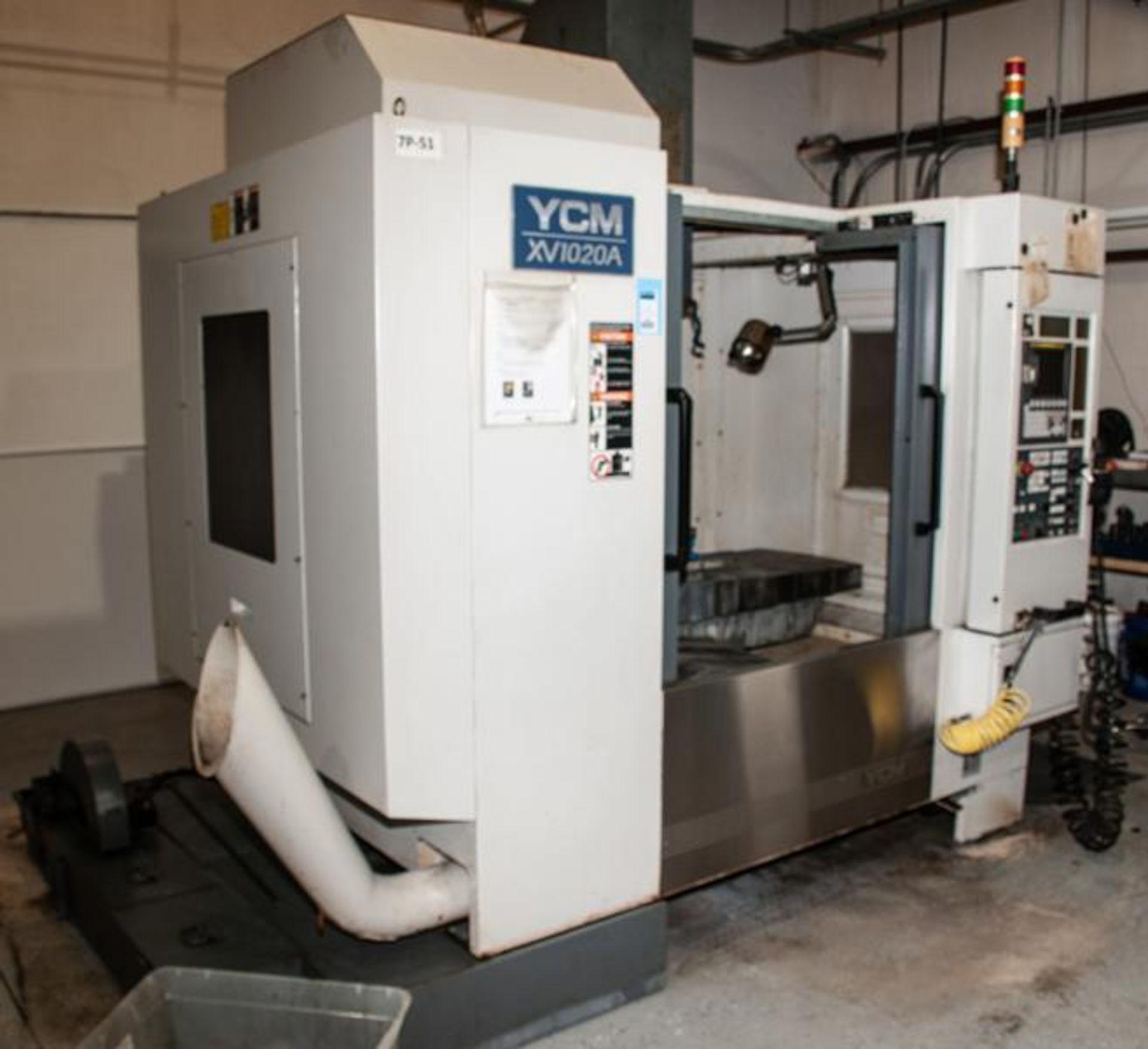 2011 YCM XV1020A, Mfg # 0678 CNC Vert machining center. w/ tool changer, 24 position tool carousel - Image 3 of 17