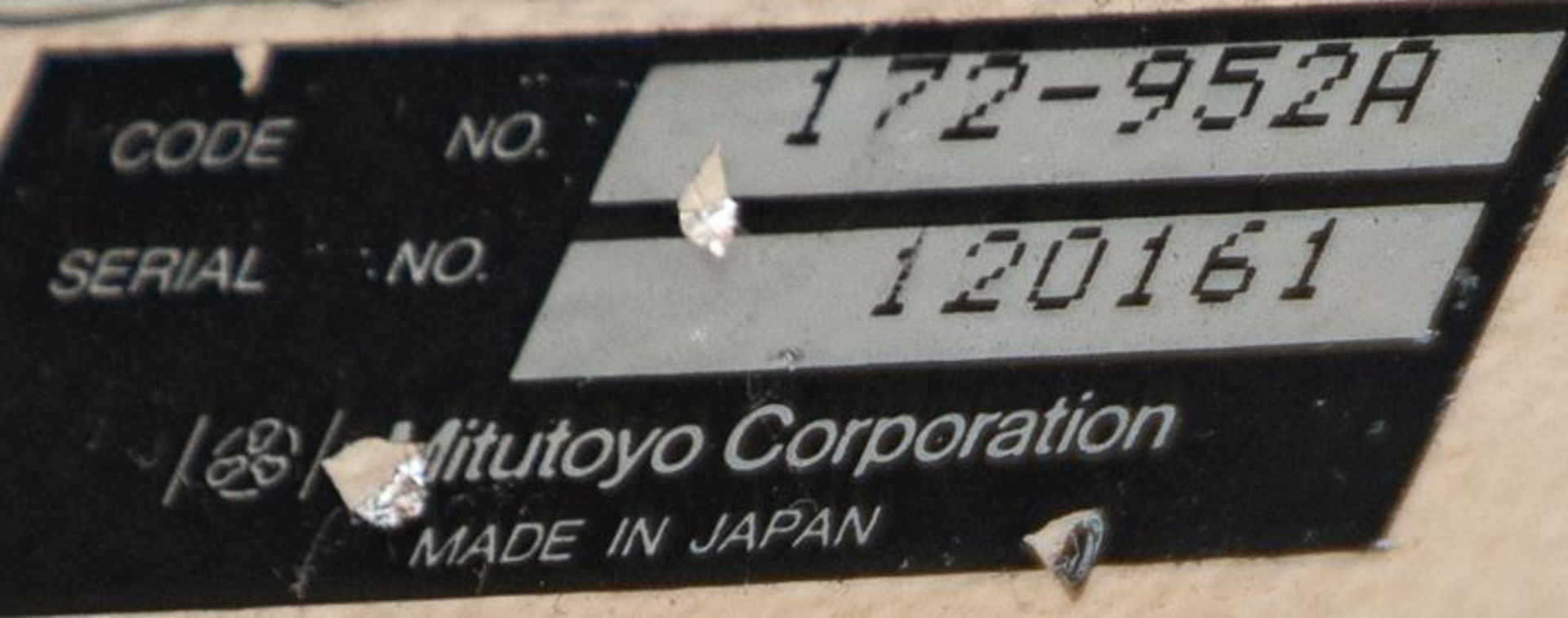 Mitutoyo 14" Optical comparitor PH350, s/n 120161, w/ Mitutoyo MicroPak 2 983-352, s/n 2020015 - Image 9 of 9