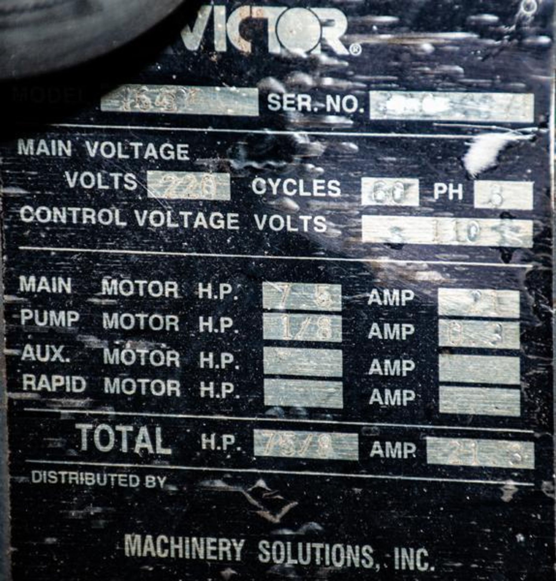 Victor 1640B High Precision Lathe w/ Newall DP700 Controls - Image 12 of 12