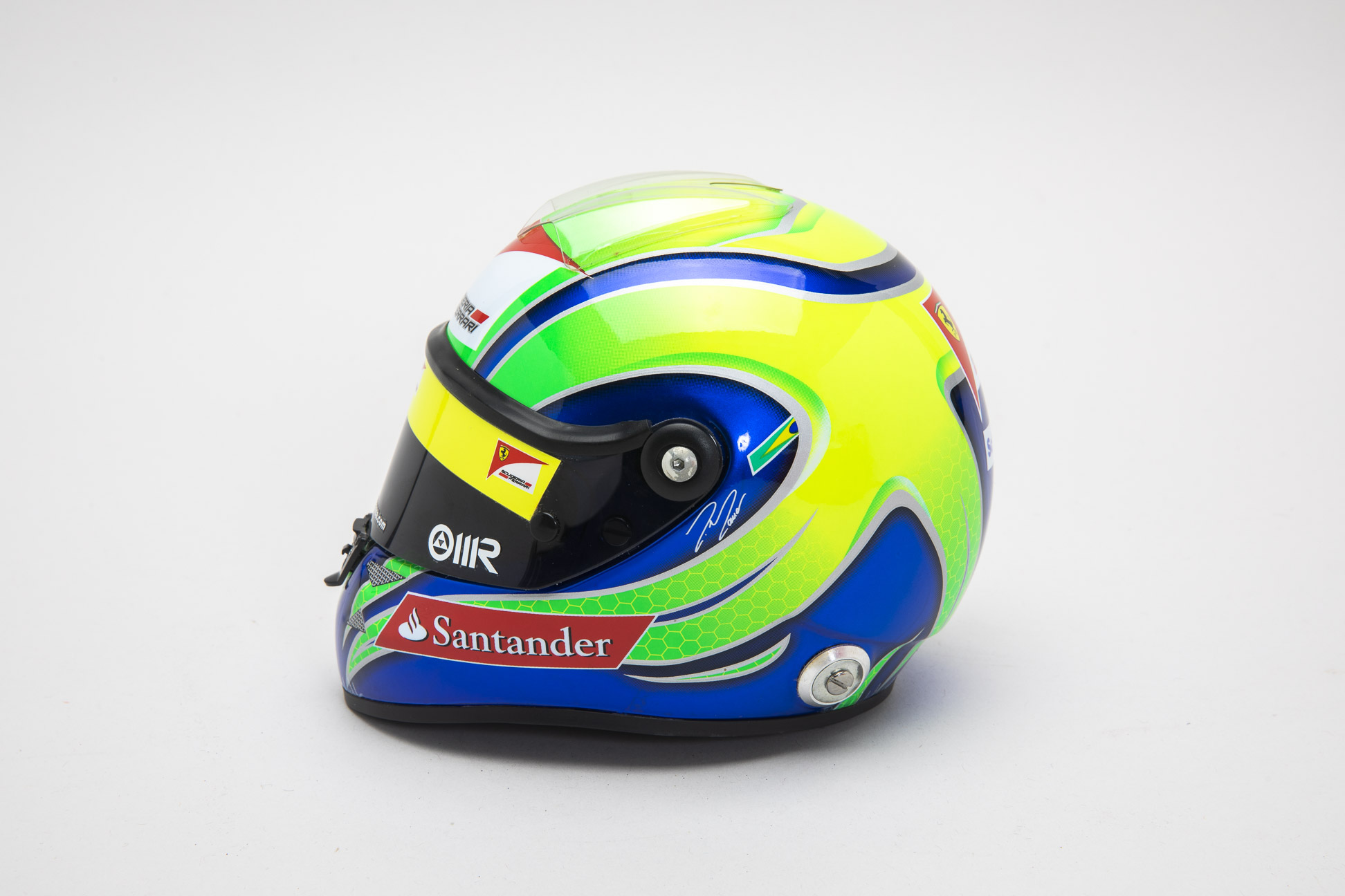 A FELIPE MASSA 1/2 SCALE MINI FERRARI HELMET - FORMULA ONE - Image 2 of 3