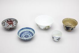 A GROUP OF CHINESE PORCELAIN BOWLS