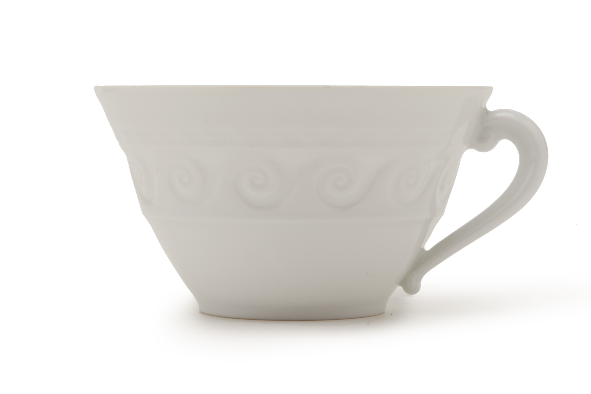 A SET OF BERNARDAUD LIMOGES 'LOUVRE' PATTERN TEA CUPS - Image 3 of 4