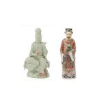 TWO CHINESE PORCELAIN FIGURES