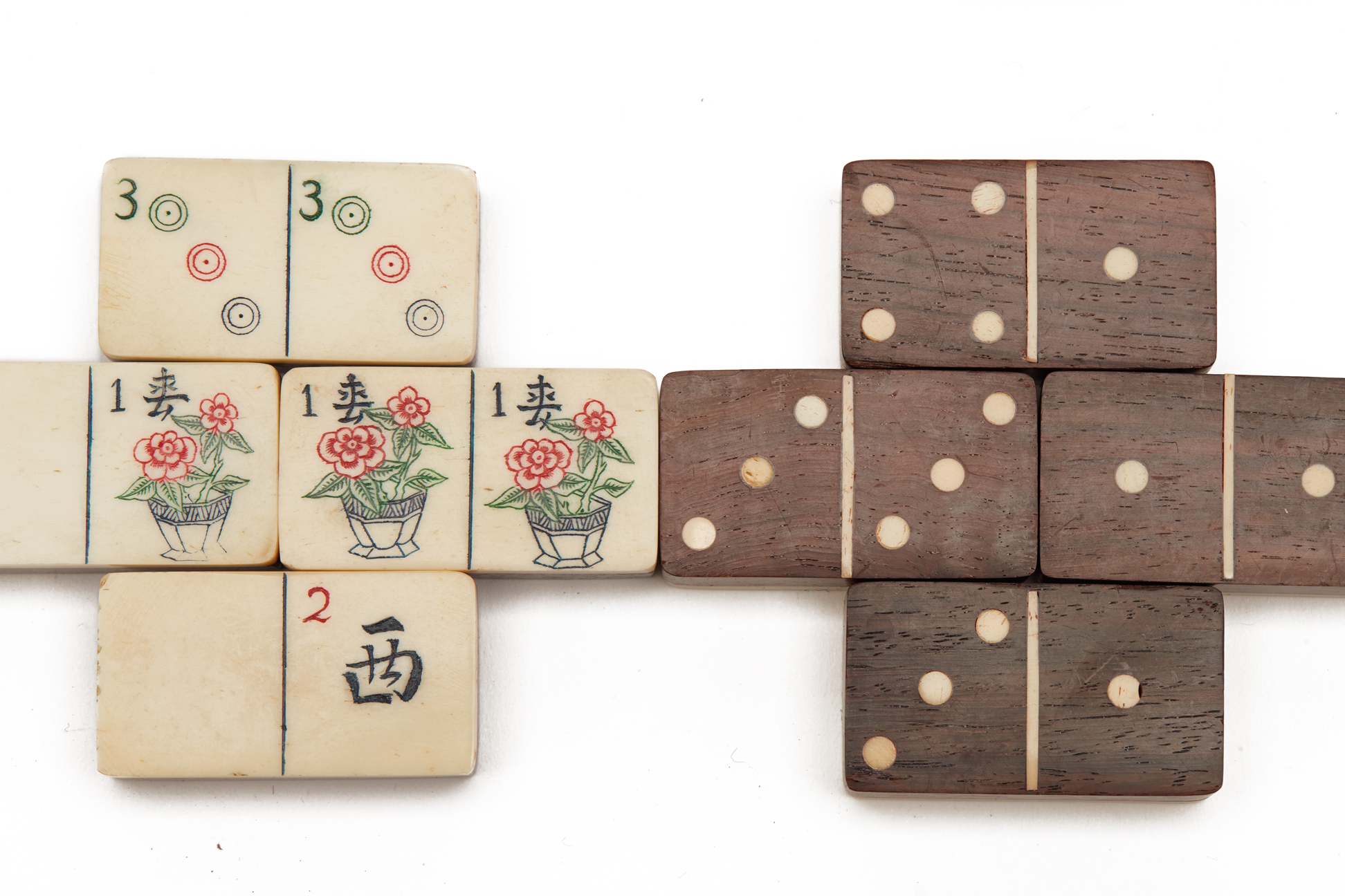 TWO SETS OF ROSEWOOD DOMINOES - Image 2 of 2