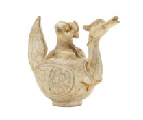 A SAWANKHALOK ZOOMORPHIC EWER